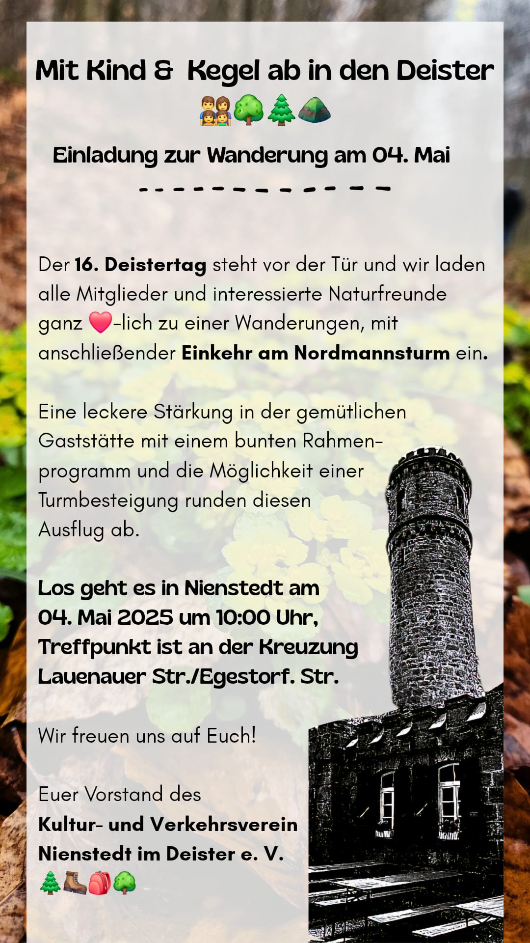Deistertag – Wanderung zum Nordmannsturm