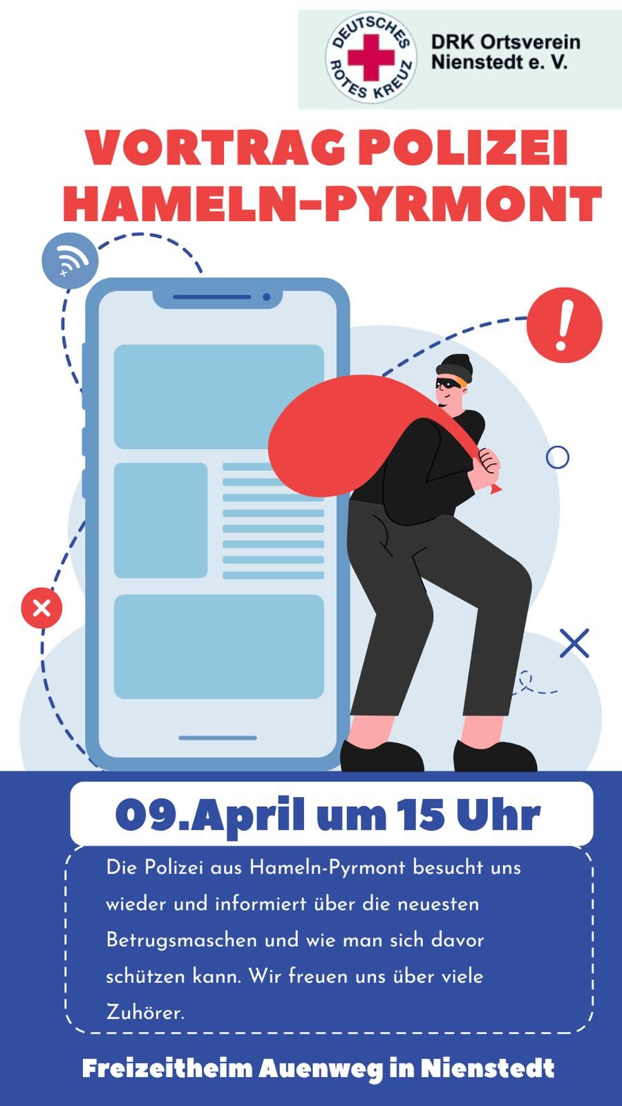 Vortrag Polizei:„Aktuelle, neue Betrugsmaschen“