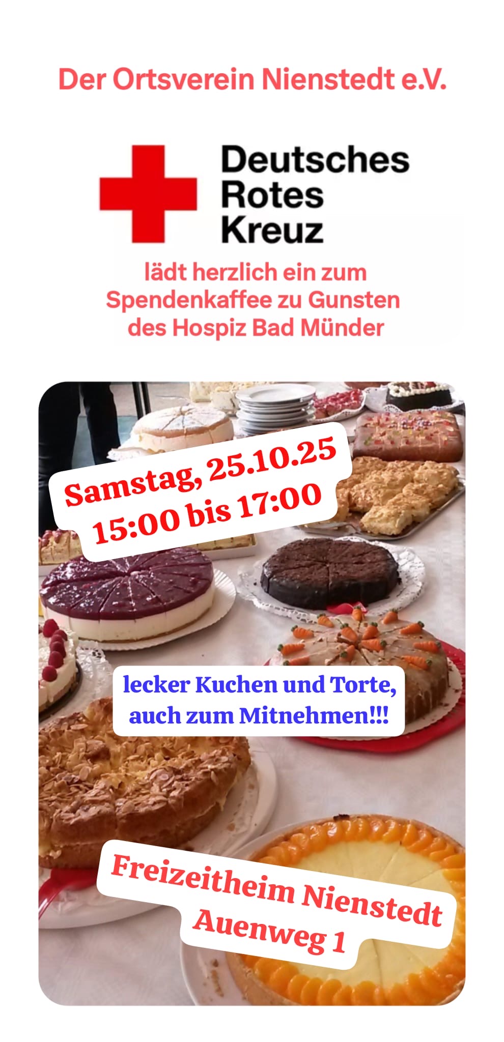 Spendenkaffee für das Hospiz Bad Münder