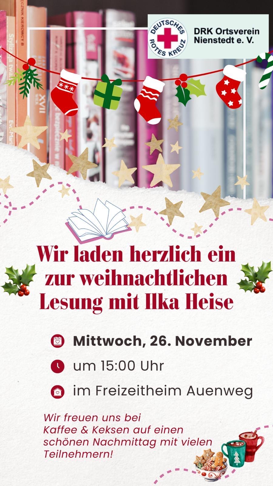 Weihnachtslesung mit Ilka Heise