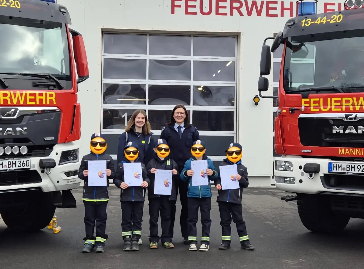 Kinderflamme 1 für 5 Kinder der FF Nienstedt