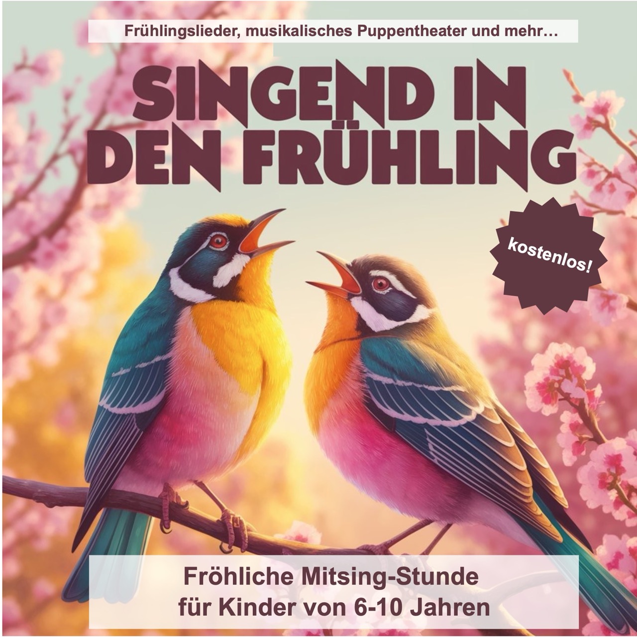 Singend in den Frühling